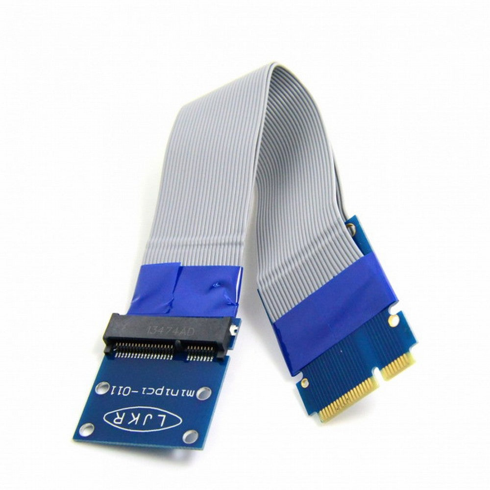 Chenyang Flexible Mini PCI Express PCI-e Mini Card Extender 52pin Male to Female Extension FFC Cable SA-147