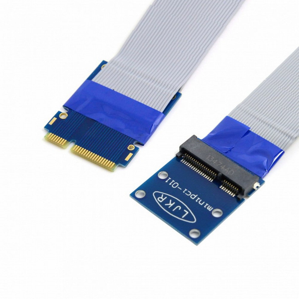 Chenyang Flexible Mini PCI Express PCI-e Mini Card Extender 52pin Male to Female Extension FFC Cable SA-147