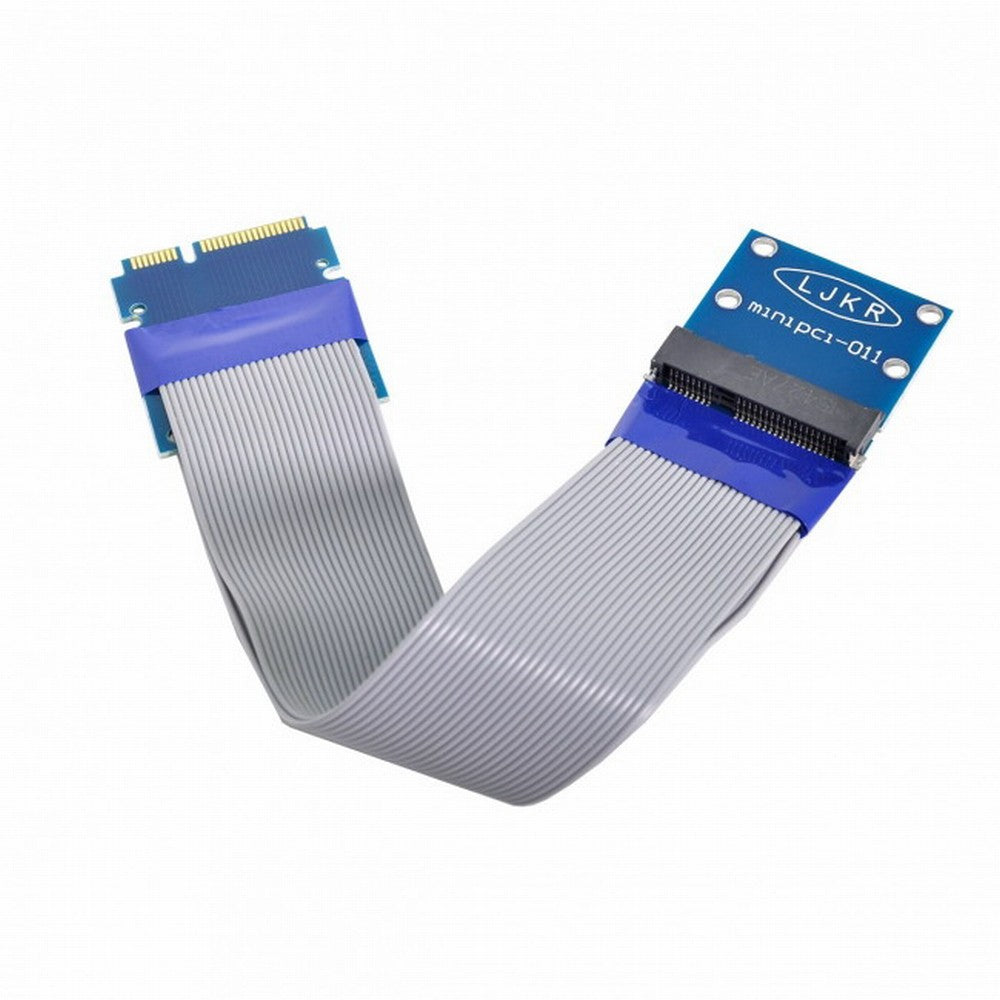 Chenyang Flexible Mini PCI Express PCI-e Mini Card Extender 52pin Male to Female Extension FFC Cable SA-147