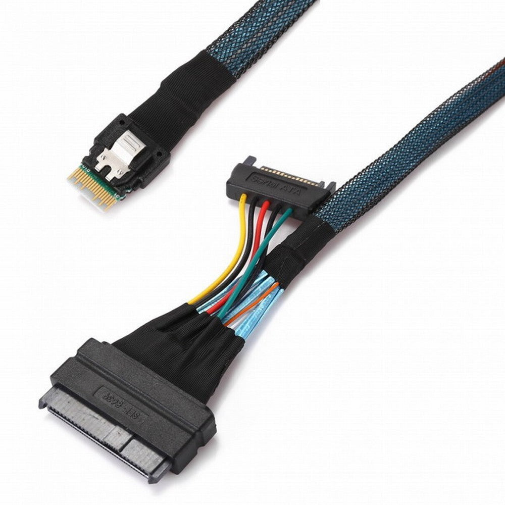 Chenyang U.2 U2 SFF-8639 to Slimline SFF-8654 4i NVME PCIe SSD Cable for Mainboard SSD 750 p3600 p3700 M.2 SF-104