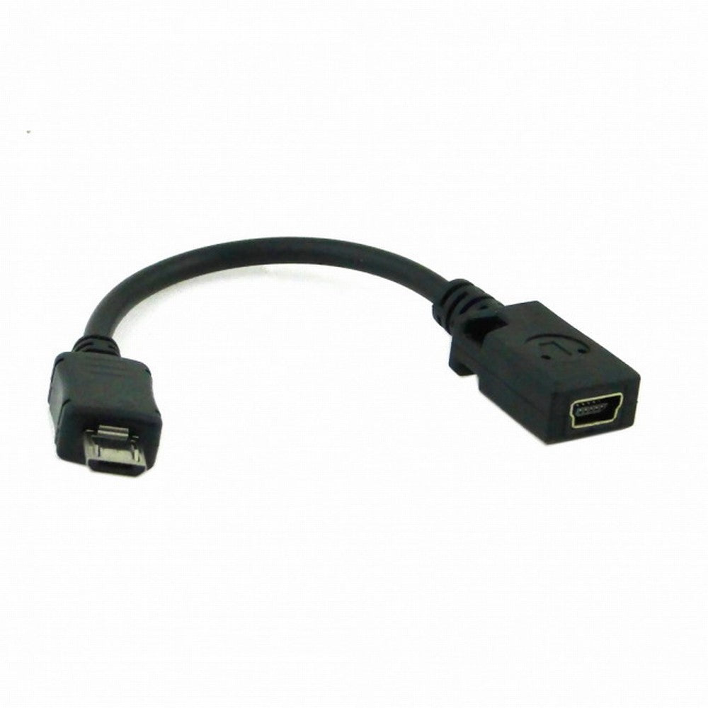 Chenyang Micro USB 5pin Male to Mini USB 5Pin Female Data Charge Cable 10cm U2-027