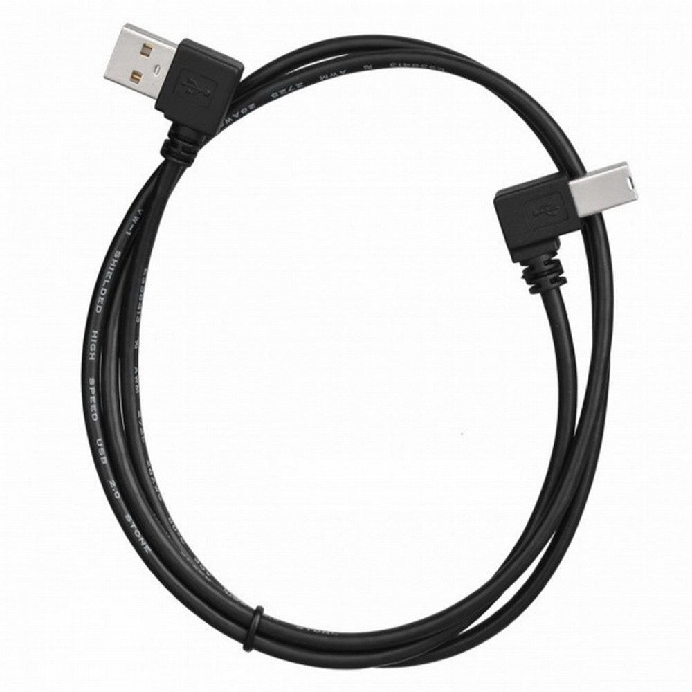 Chenyang Left Angled USB 2.0 A Male to B Male Angled 90 Degree Printer Cable 50cm 100cm CC-U2-032-LE