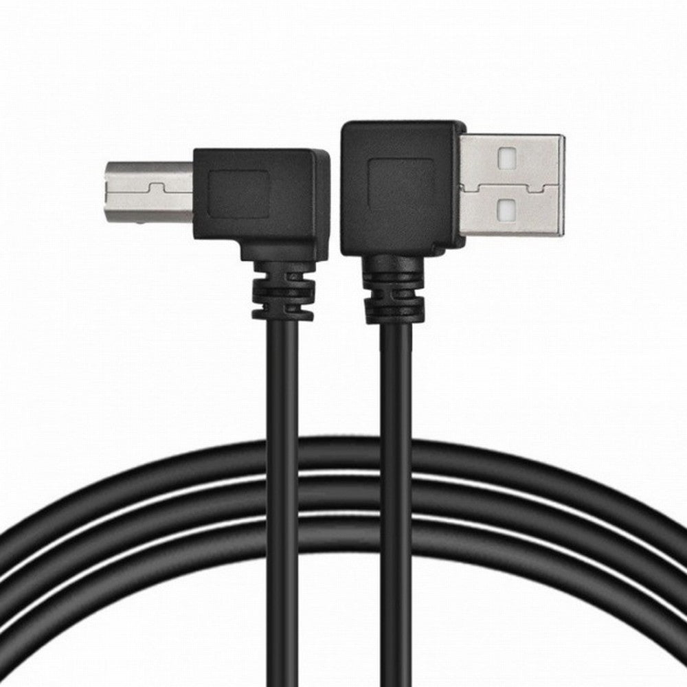 Chenyang Left Angled USB 2.0 A Male to B Male Angled 90 Degree Printer Cable 50cm 100cm CC-U2-032-LE