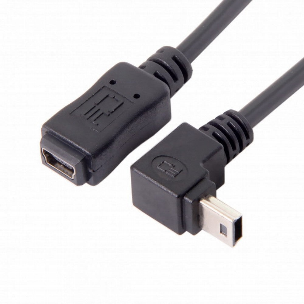 Chenyang GPS Mini USB 5P 90D Down Direction Angled Male to 5p Female Extension Cable 0.2M U2-049-DN