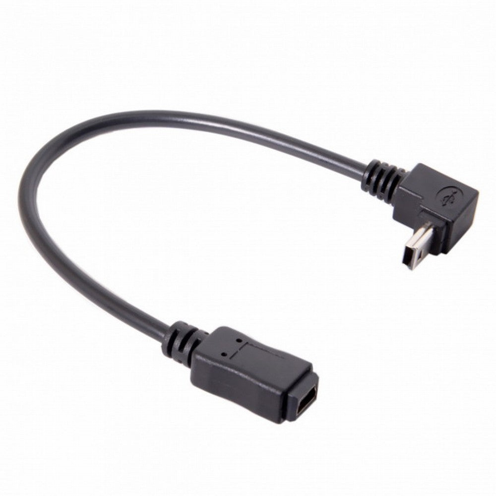 Chenyang GPS Mini USB 5P 90D Down Direction Angled Male to 5p Female Extension Cable 0.2M U2-049-DN