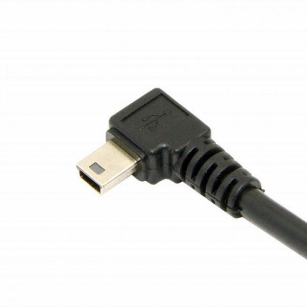 Chenyang Mini USB B Type 5pin Male Left Angled 90 Degree to USB 2.0 Male Data Cable 6ft 1.8m U2-057-LE-1.8M