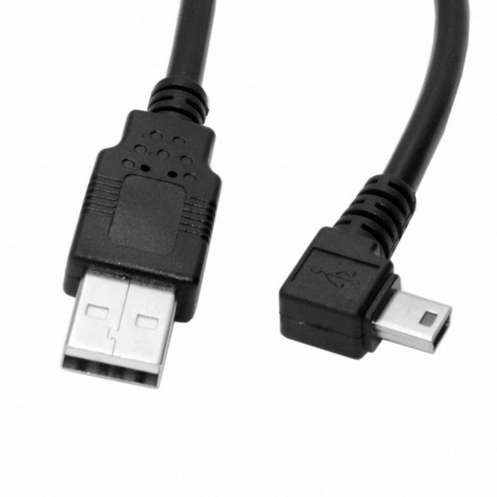 Chenyang Mini USB B Type 5pin Male Left Angled 90 Degree to USB 2.0 Male Data Cable 6ft 1.8m U2-057-LE-1.8M