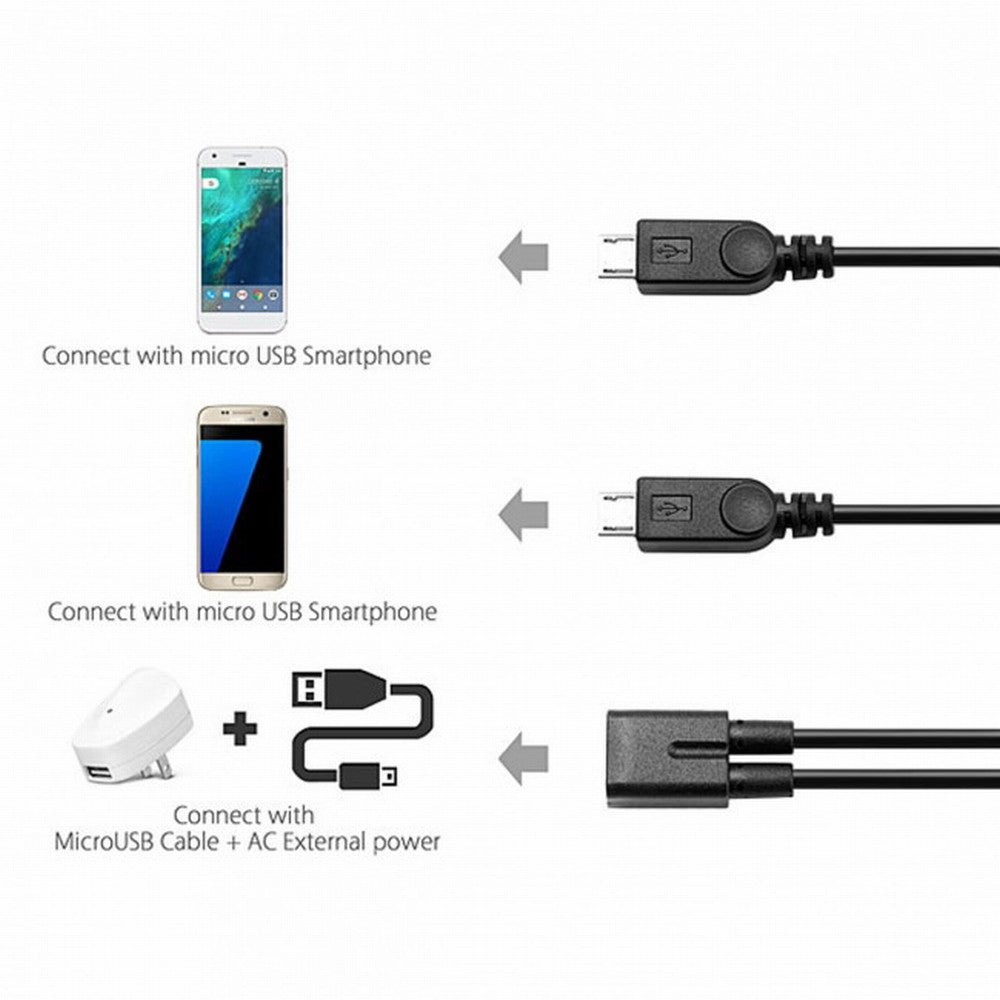 Chenyang Micro USB Female to 2 Micro USB Male Splitter extension charge cable for Galaxy S5 i9600 S4 I9500 Note2 N7100 S3 I9300 S2 9100 U2-110