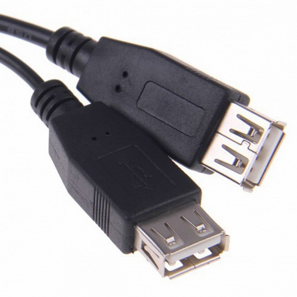 Chenyang USB 2.0 A Male to Dual Data USB 2.0 A Female + Power Cable USB 2.0 A Female Extension Cable 20cm U2-136