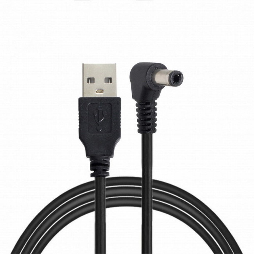 Chenyang USB 2.0 A Type Male to Right Angled 90 Degree 5.5 x 2.5mm DC 5V Power Plug Barrel Connector Charge Cable U2-154-RI