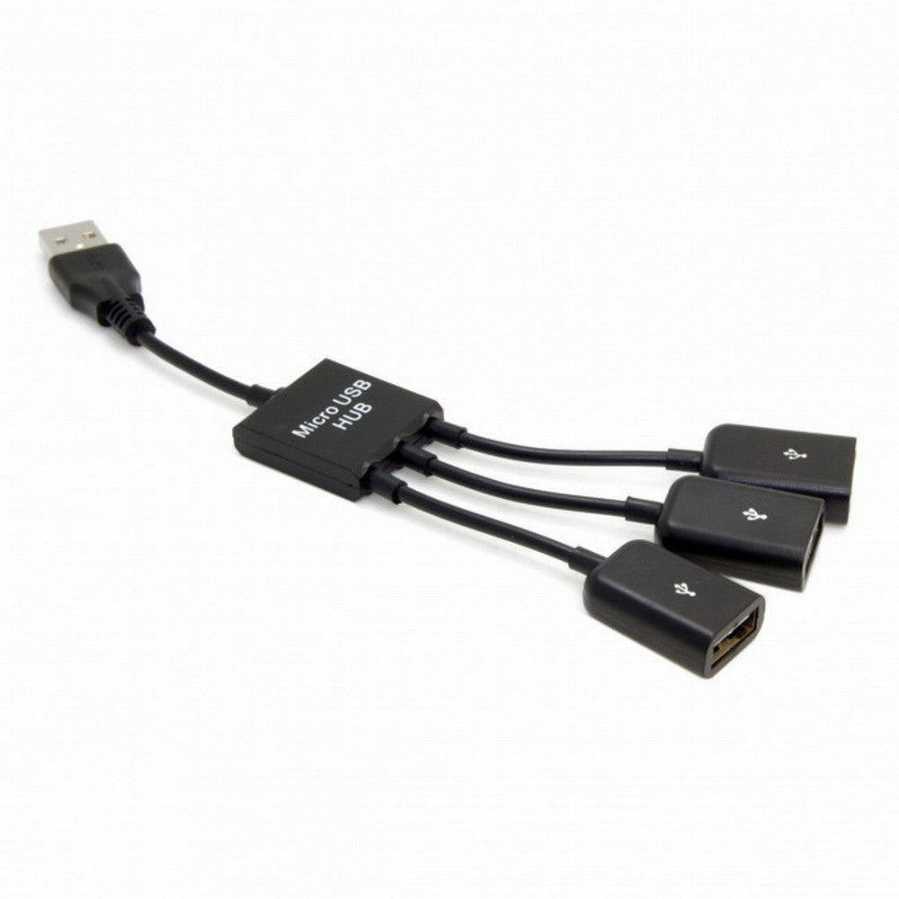 Chenyang USB 2.0 to 3 Ports Hub Cable Bus Power 1 to 3 for Laptop Notebook PC Mouse Disk Printer U2-054