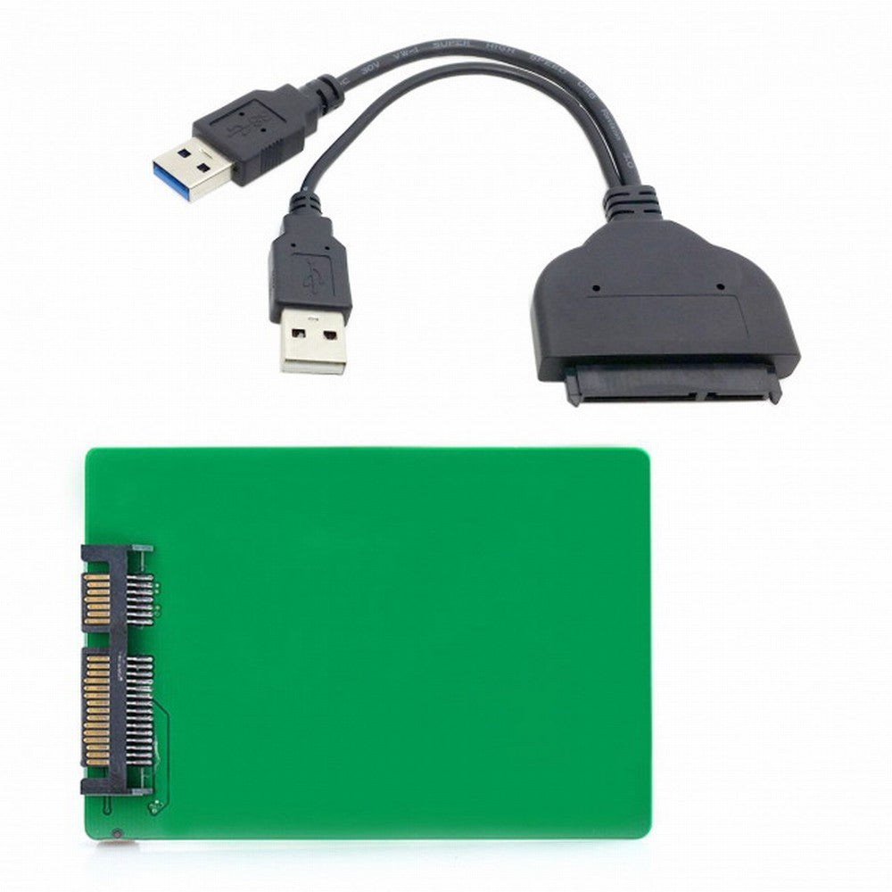 Chenyang USB 3.0 to SATA 22pin 2.5" Hard Disk to WD5000MPCK SFF-8784 SATA Express SSD Adapter U3-067+SA-118