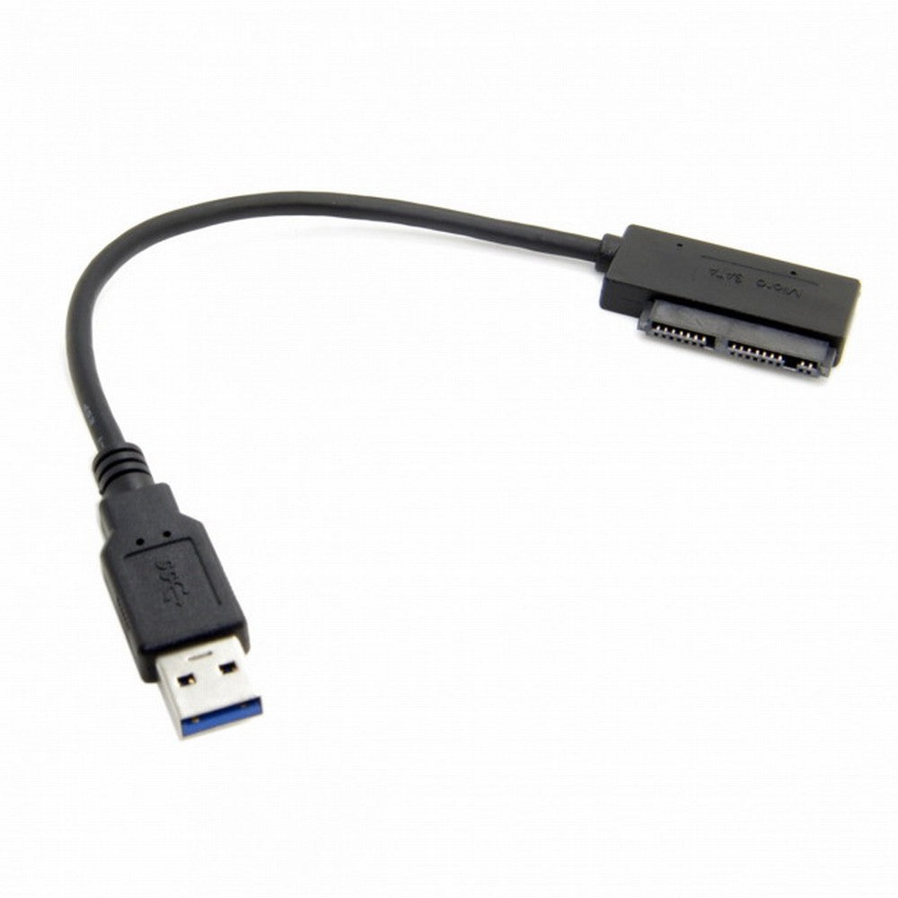 Chenyang USB 3.0 to Micro SATA 7+9 16 Pin 1.8" 90 Degree Angled Hard Disk Driver SSD Adapter Cable 10cm U3-068