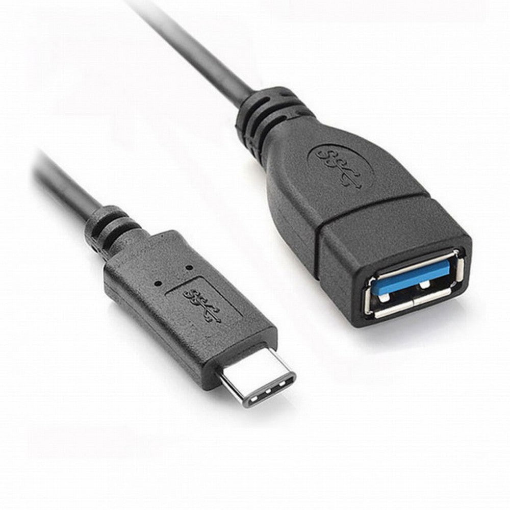 Chenyang Reversible Design USB 3.0 3.1 Type C Male Connector to A Female OTG Data Cable for Tablet Mobile Phone UC-200-BK