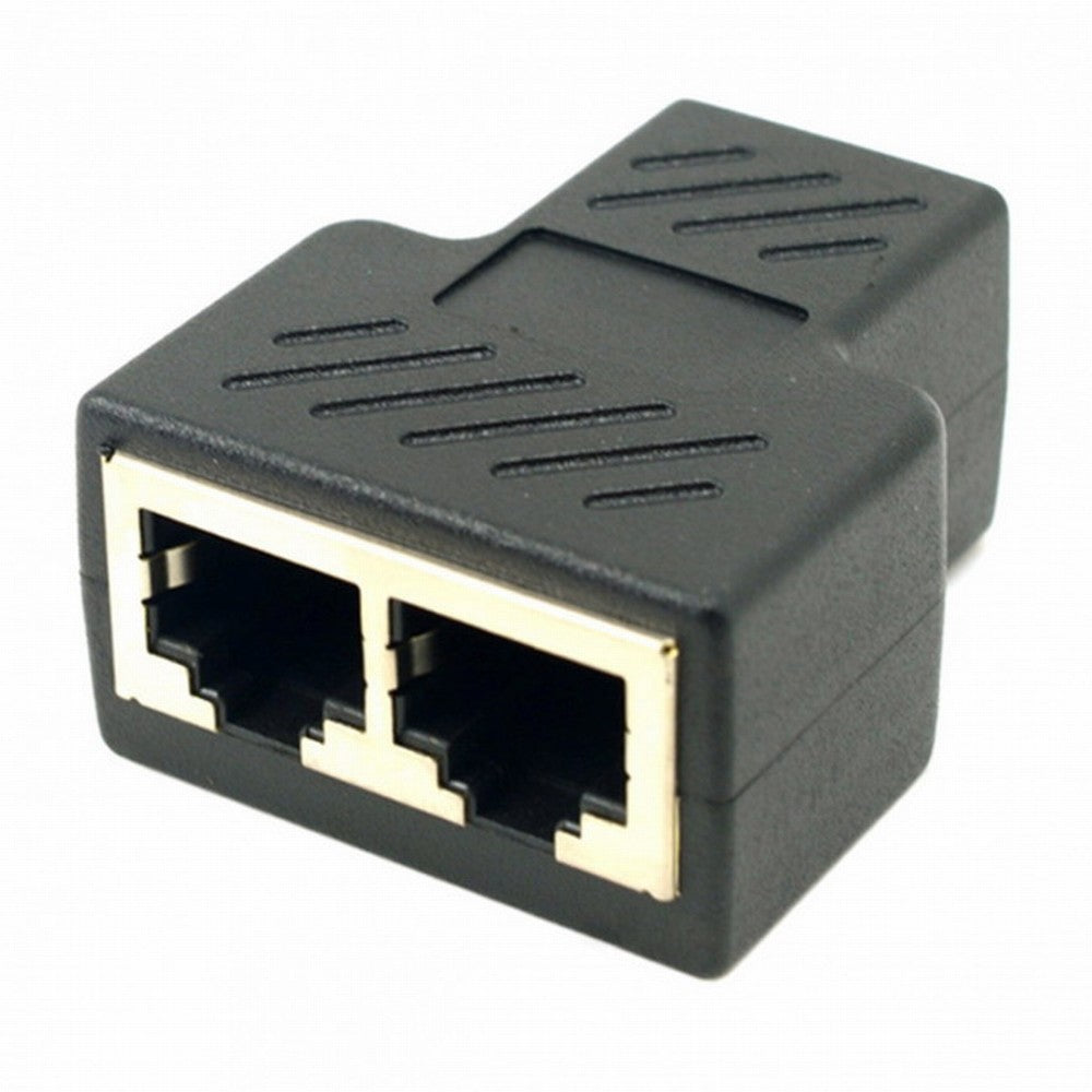 Chenyang STP UTP Cat6 RJ45 8P8C Plug To Dual RJ45 Splitter Network Ethernet Patch Cord Adapter UT-004