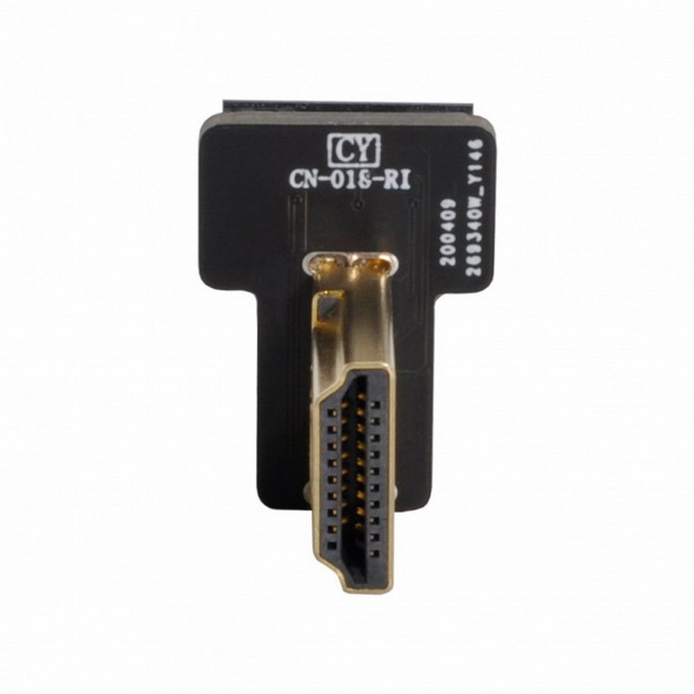 Chenyang CYFPVHDMI HDMI Type A Male Connector Right Angled 90 Degree for FPV HDTV Multicopter Aerial Photography CN-018-RI