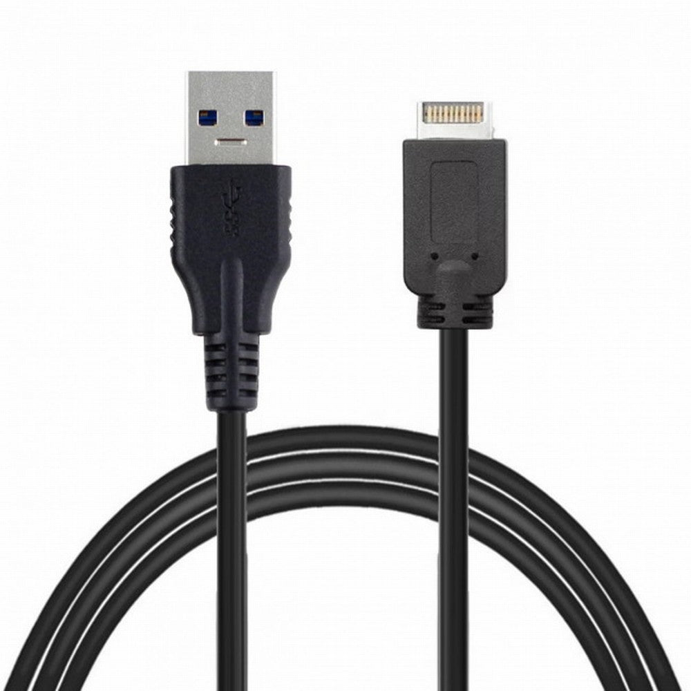 Chenyang USB 3.1 Front Panel Header to USB 3.0 Type-A Male Extension Data Cable 50cm UC-117