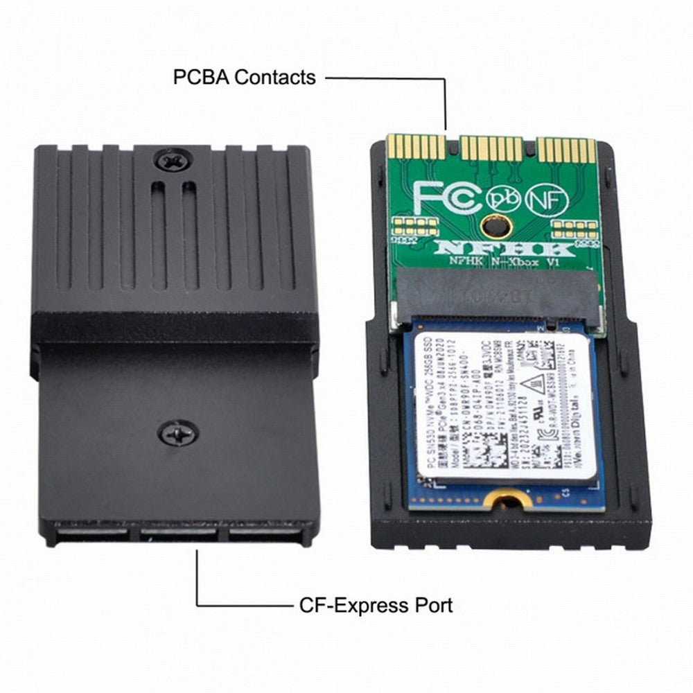 Chenyang CF-Express Type-B to M.2 NVMe 2230 M-Key Adapter CFE for XBOX Series XS CH SN530 SSD PCIe4.0 Expansion Memory Card SA-036