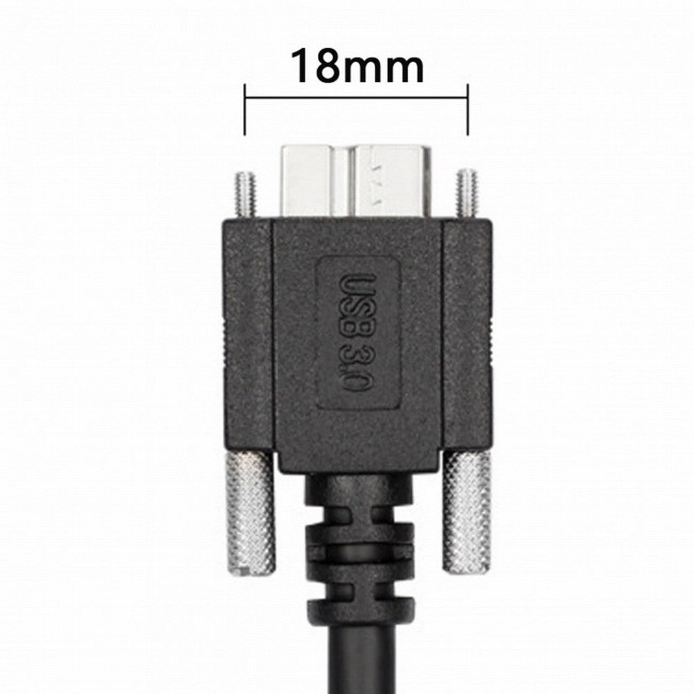 Chenyang USB 3.0 A type Cable Male to Micro USB 3.0 B Male with Mount Panel Screws for Hard Disk Mobile Phone CC-U3-106