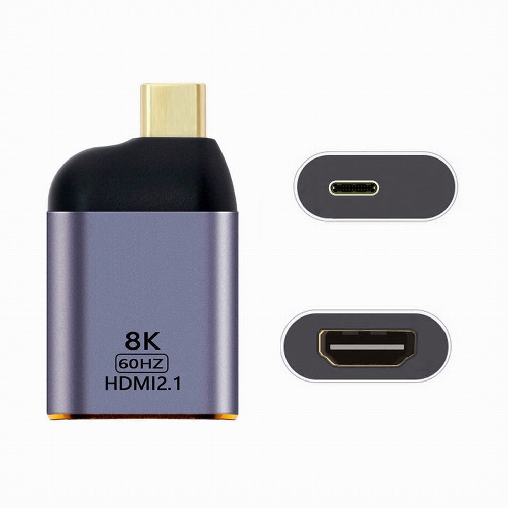 Chenyang USB4 USB-C Type-C Source to Female HDMI 2.1 Display 8K 60HZ UHD 4K HDMI Male Monitor Adapter UC-220-H8K