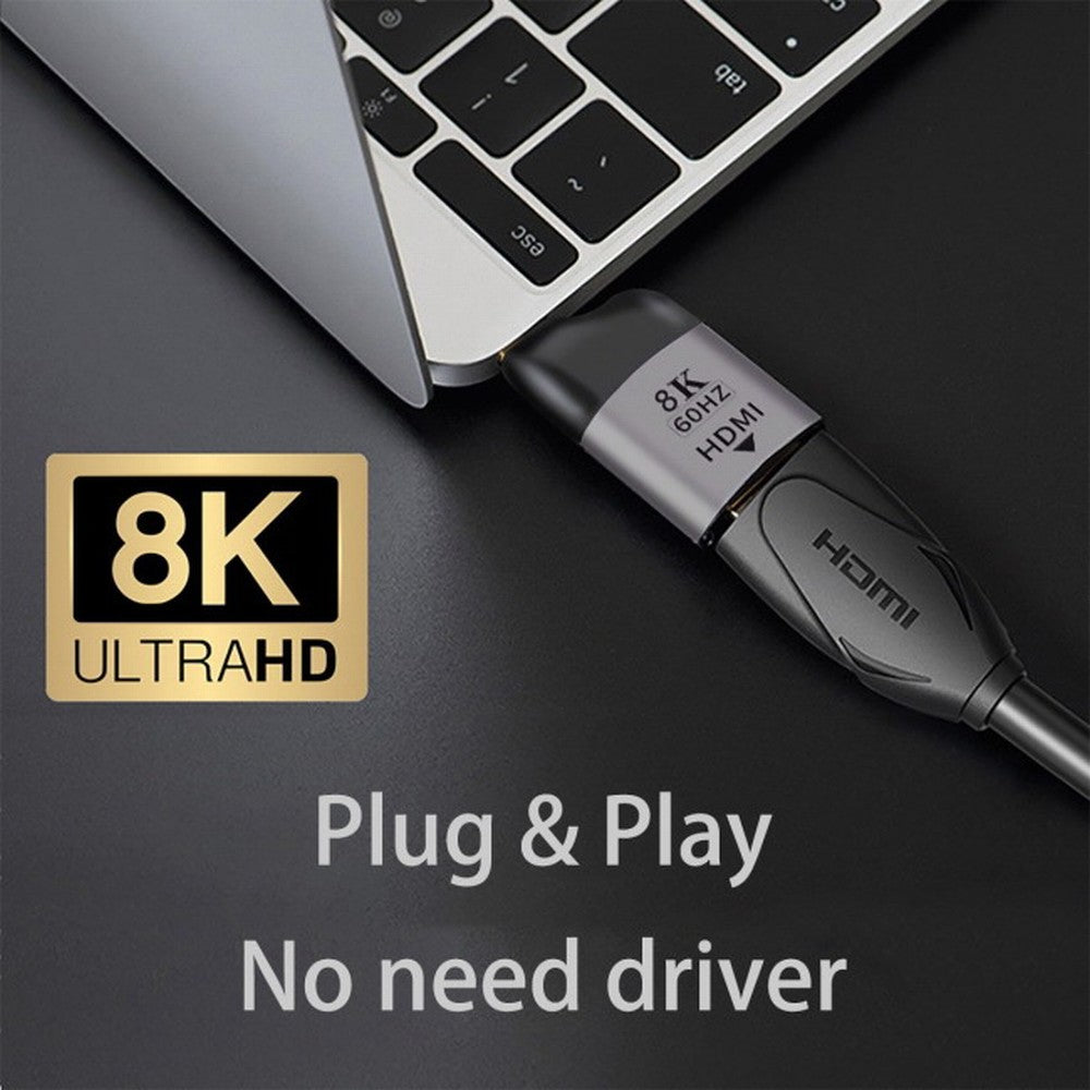 Chenyang USB4 USB-C Type-C Source to Female HDMI 2.1 Display 8K 60HZ UHD 4K HDMI Male Monitor Adapter UC-220-H8K