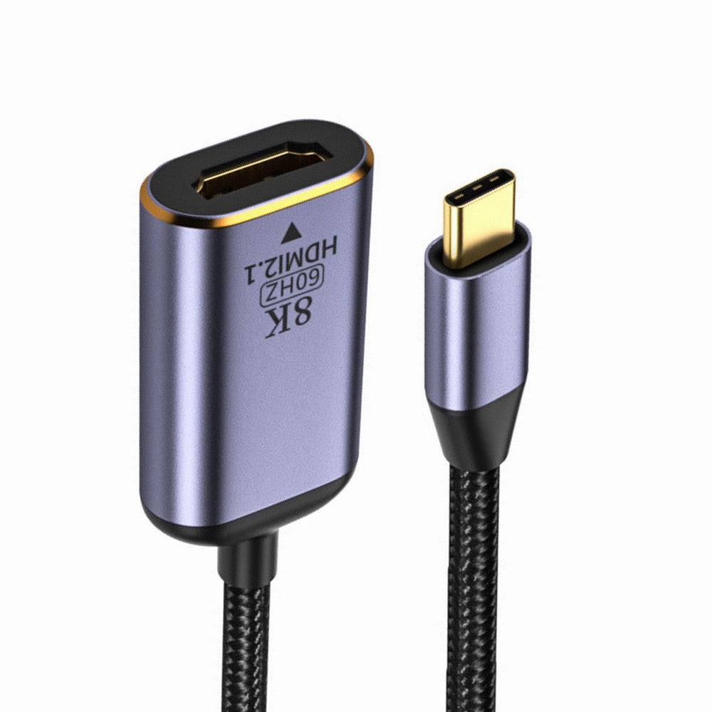 Chenyang USB4 USB-C Type-C Source to Female HDMI 2.1 Cable Display 8K 60HZ UHD 4K HDMI Male Monitor UC-006-H8K