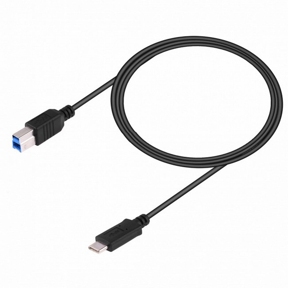 Chenyang USB-C USB 3.1 Type C Male Connector to USB Standard B Male Data Cable for Mac Laptop Black UC-115-BK