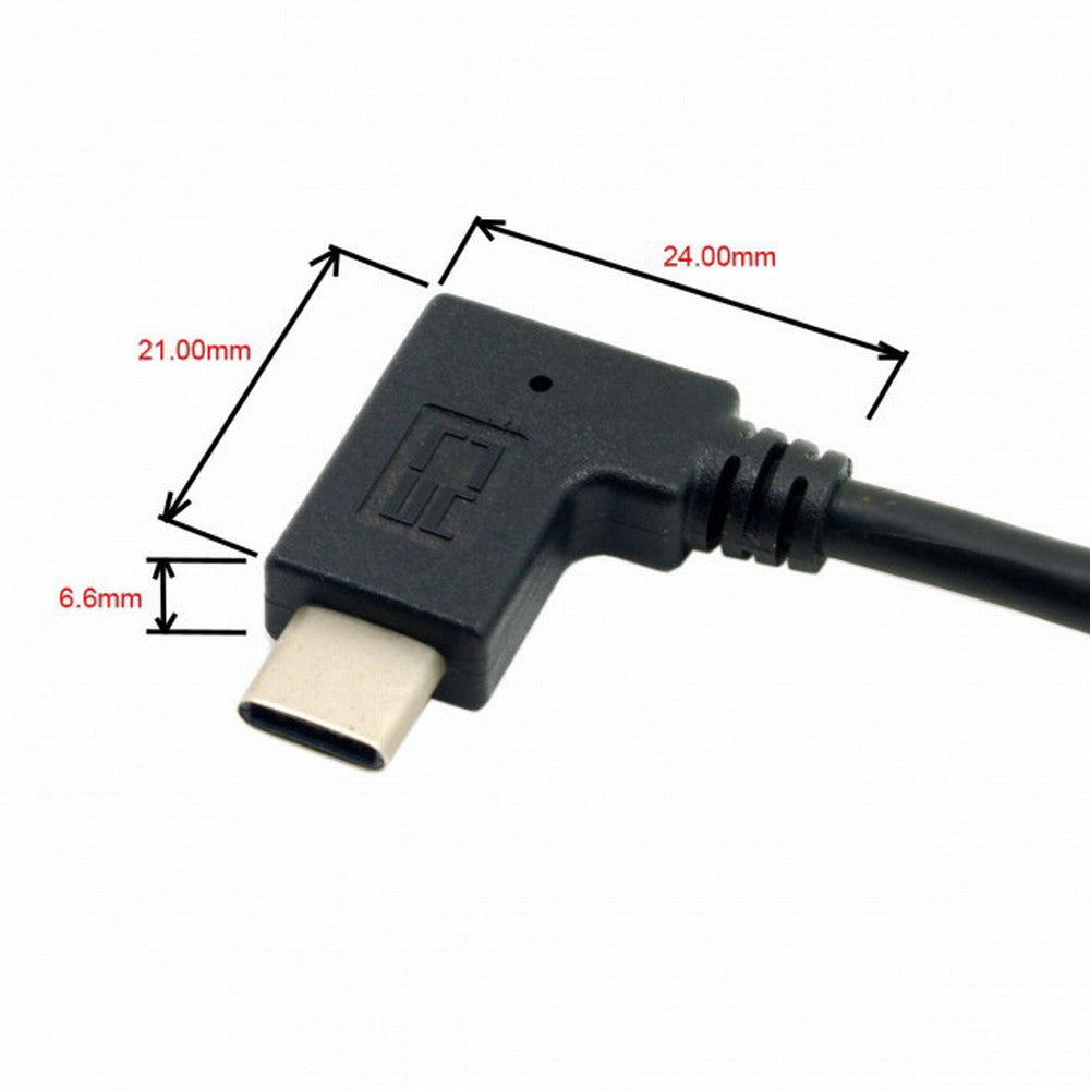 Chenyang 90 Degree Right Angled USB-C USB 3.1 Type C Male to A Female OTG Data Cable for Tablet Phone UC-200-RI