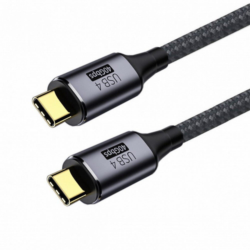 Chenyang USB4 Cable 40Gbps with 100W Charging and 8K@60Hz 5K@60Hz USB4.0 Compatible with Thunderbolt3/4 CC-UC-076-BK