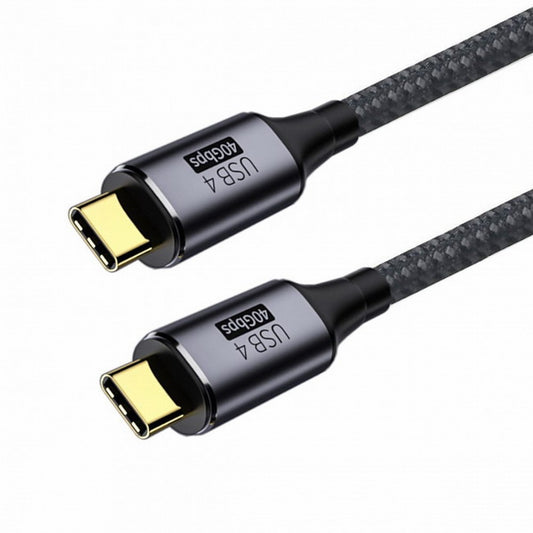 Chenyang USB4 Cable 40Gbps with 100W Charging and 8K@60Hz 5K@60Hz USB4.0 Compatible with Thunderbolt3/4 CC-UC-076-BK