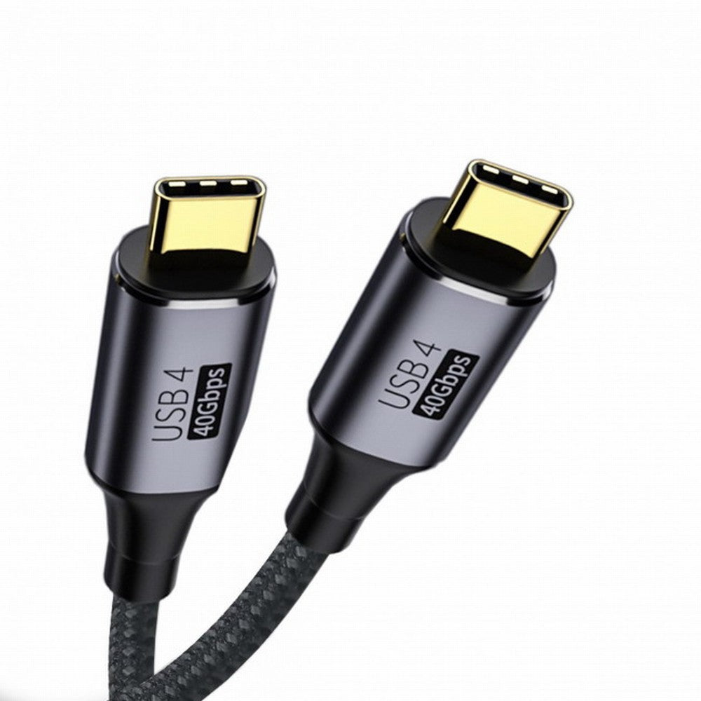 Chenyang USB4 Cable 40Gbps with 100W Charging and 8K@60Hz 5K@60Hz USB4.0 Compatible with Thunderbolt3/4 CC-UC-076-BK