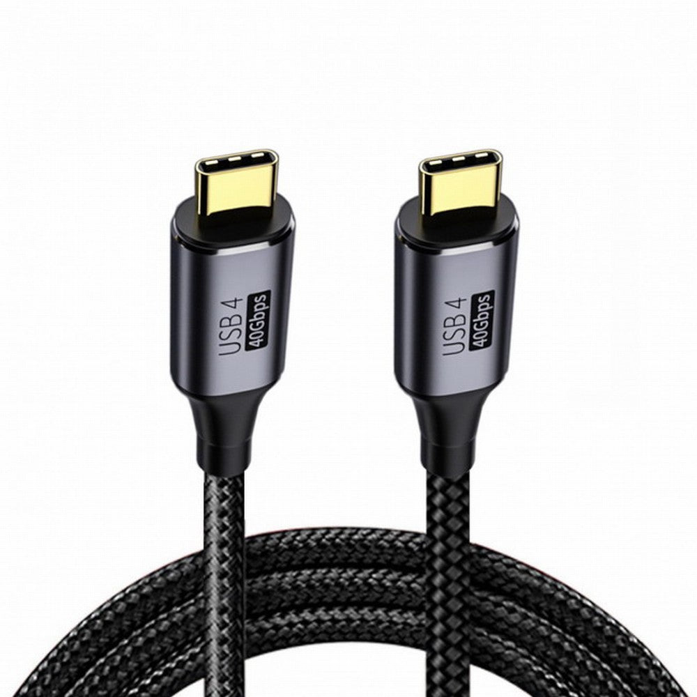 Chenyang USB4 Cable 40Gbps with 100W Charging and 8K@60Hz 5K@60Hz USB4.0 Compatible with Thunderbolt3/4 CC-UC-076-BK