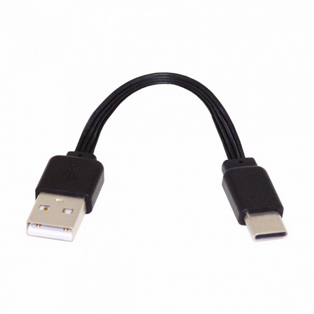 Chenyang 13cm USB 2.0 Type-A Male to USB-C Type-C Male Data Flat Slim FPC Cable for FPV Disk Phone UC-096-BK-0.13M