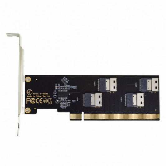 Chenyang Four Slimline SFF-8654 4X 4 NVME to PCIE Express 3.0 4.0 Raid Card VROC Raid0 Hyper Adapter SA-016-4P