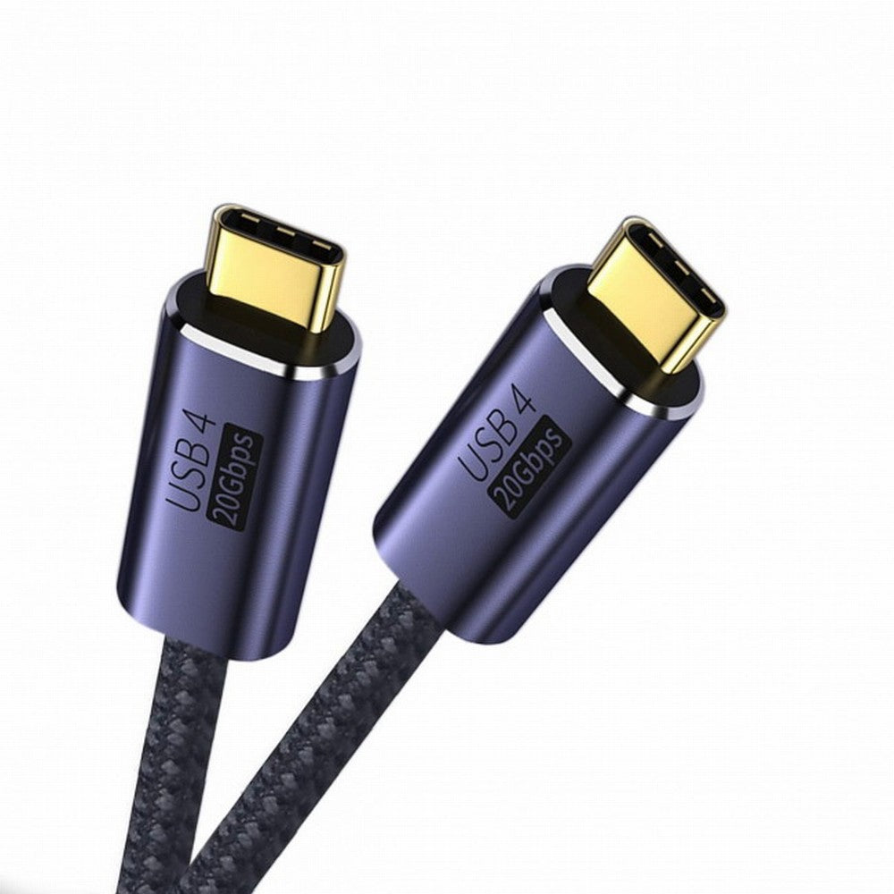 Chenyang USB4 Cable 20Gbps with 100W Charging and 8K@60Hz 5K@60Hz USB4.0 Compatible with Thunderbolt3/4 CC-UC-033-BK