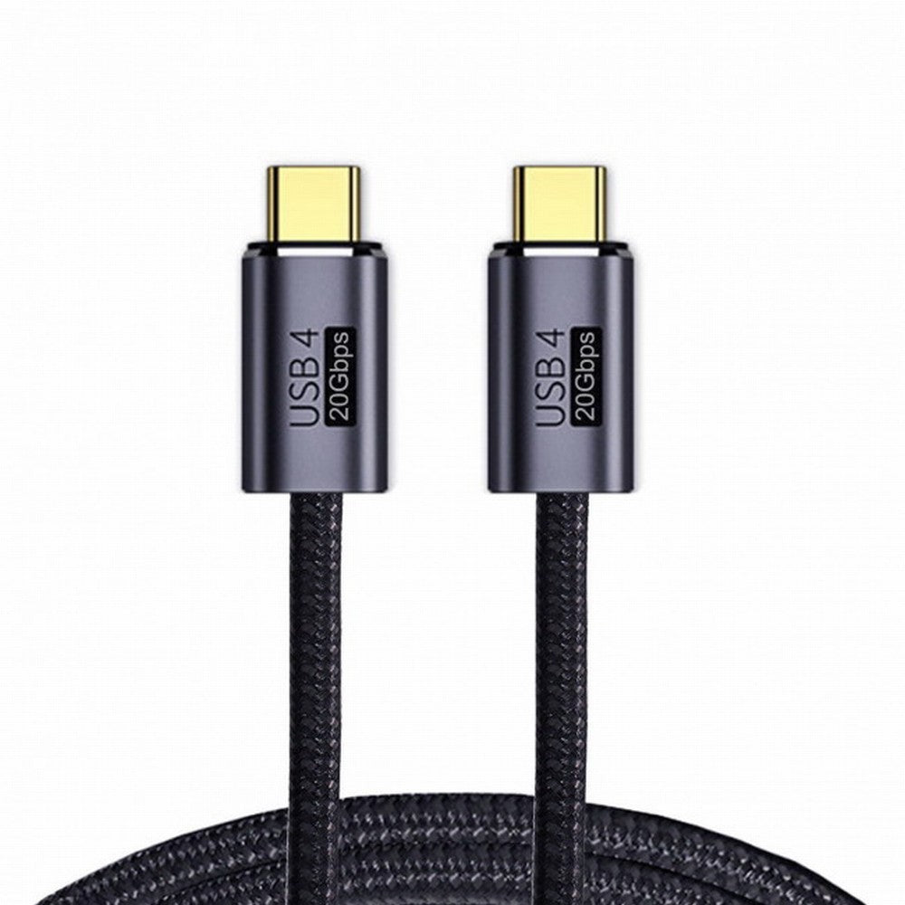 Chenyang USB4 Cable 20Gbps with 100W Charging and 8K@60Hz 5K@60Hz USB4.0 Compatible with Thunderbolt3/4 CC-UC-033-BK