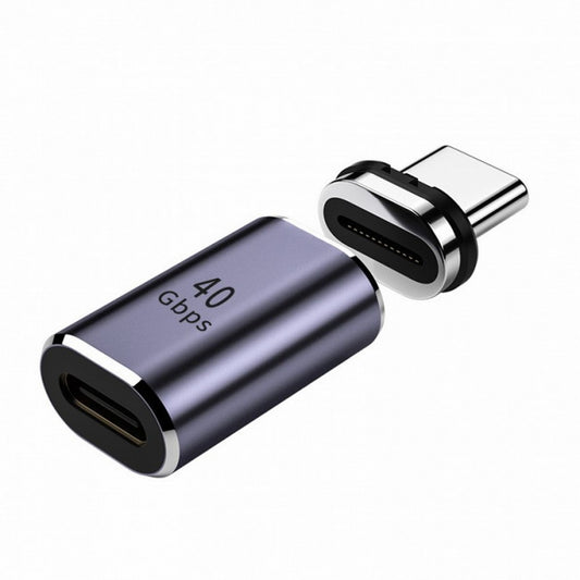 Chenyang Magnetic Connector 40Gbps USB4 Type C Male to Female Straight Connector 100W Power Data 8K Video Adapter for Laptop Phone UC-028-MF