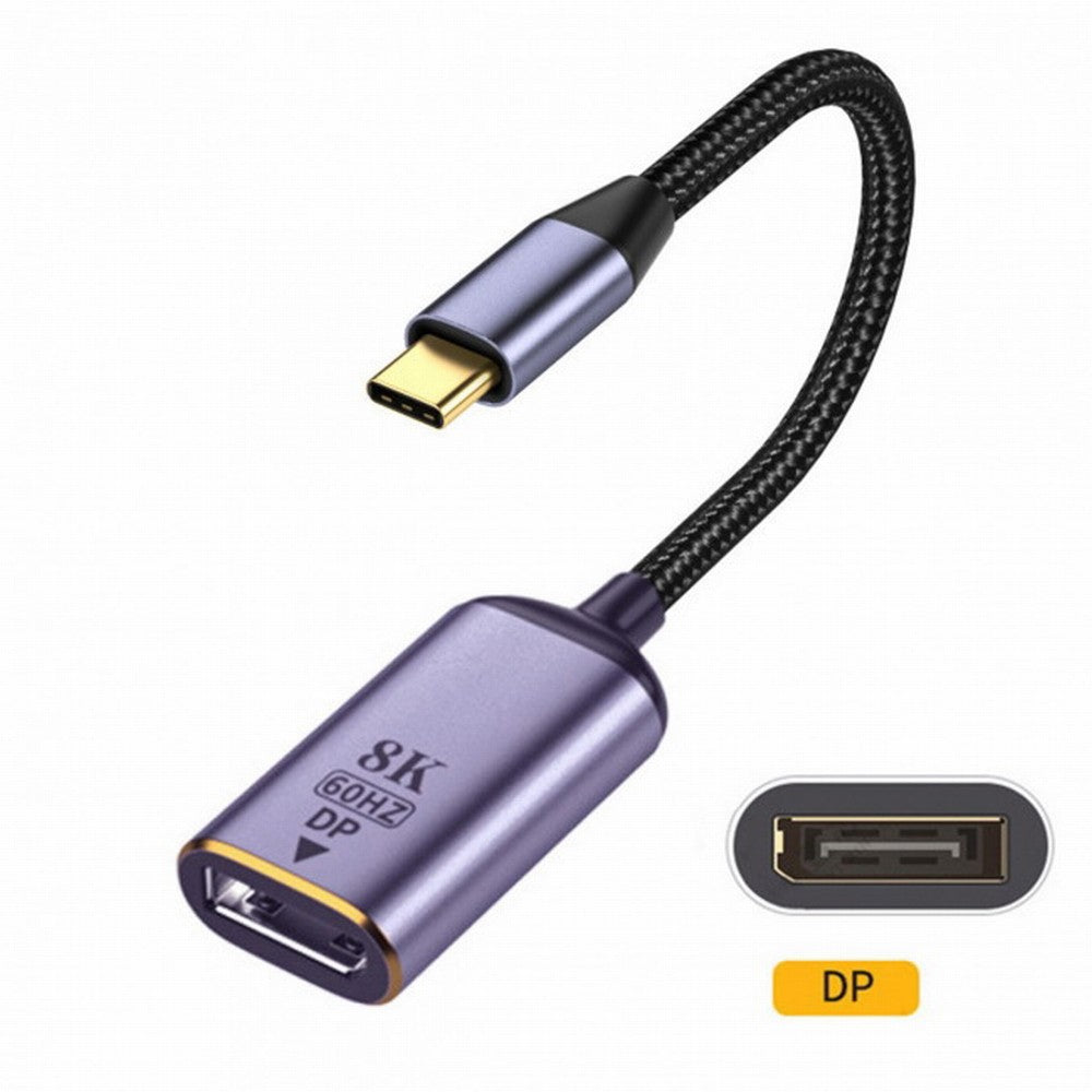 Chenyang USB4 USB-C Type-C Source to Displayport DP Female Cable Display 8K 60HZ UHD 4K Monitor Displays UC-006-D8K