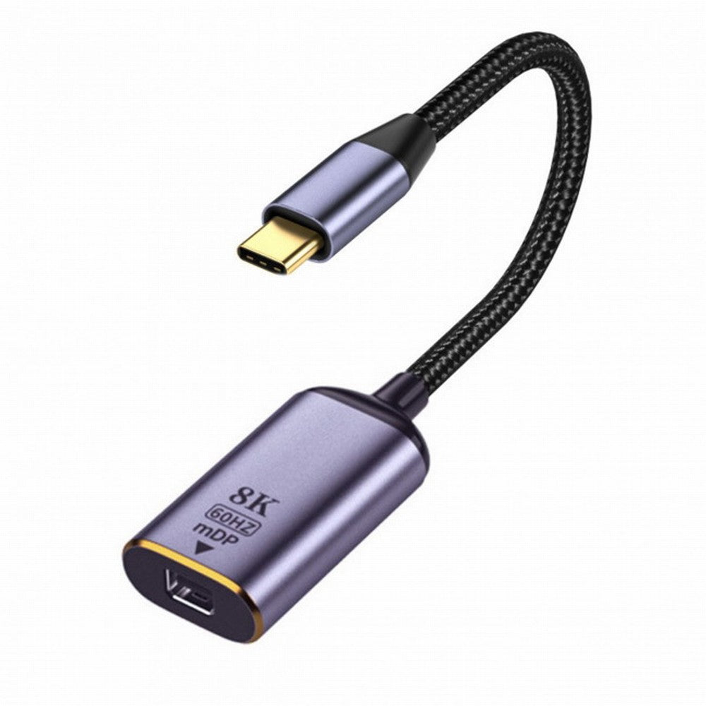 Chenyang USB4 USB-C Type-C Source to MINI Displayport MINI-DP Female Cable Display 8K 60HZ UHD 4K Monitor Displays UC-006-M8K