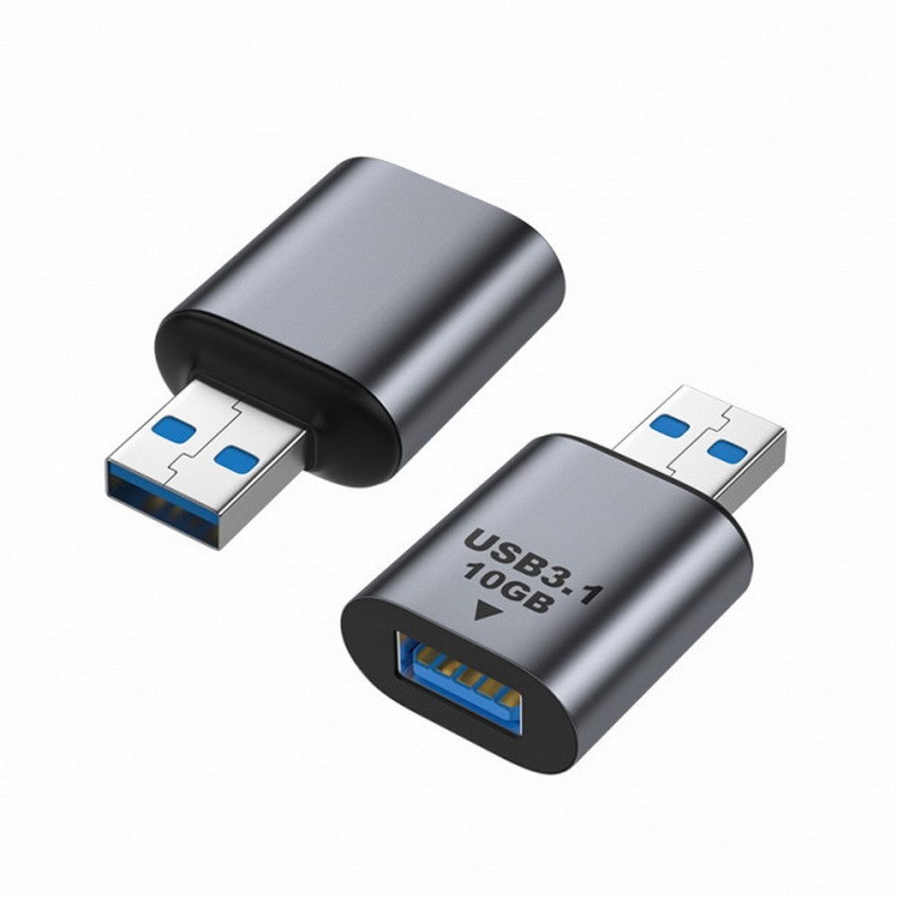 Chenyang USB 3.0/3.1 Type A Female to USB 3.0/3.1 A Male Data Adapter 10Gbps Extension for Laptop Desktop UC-082-AMAF