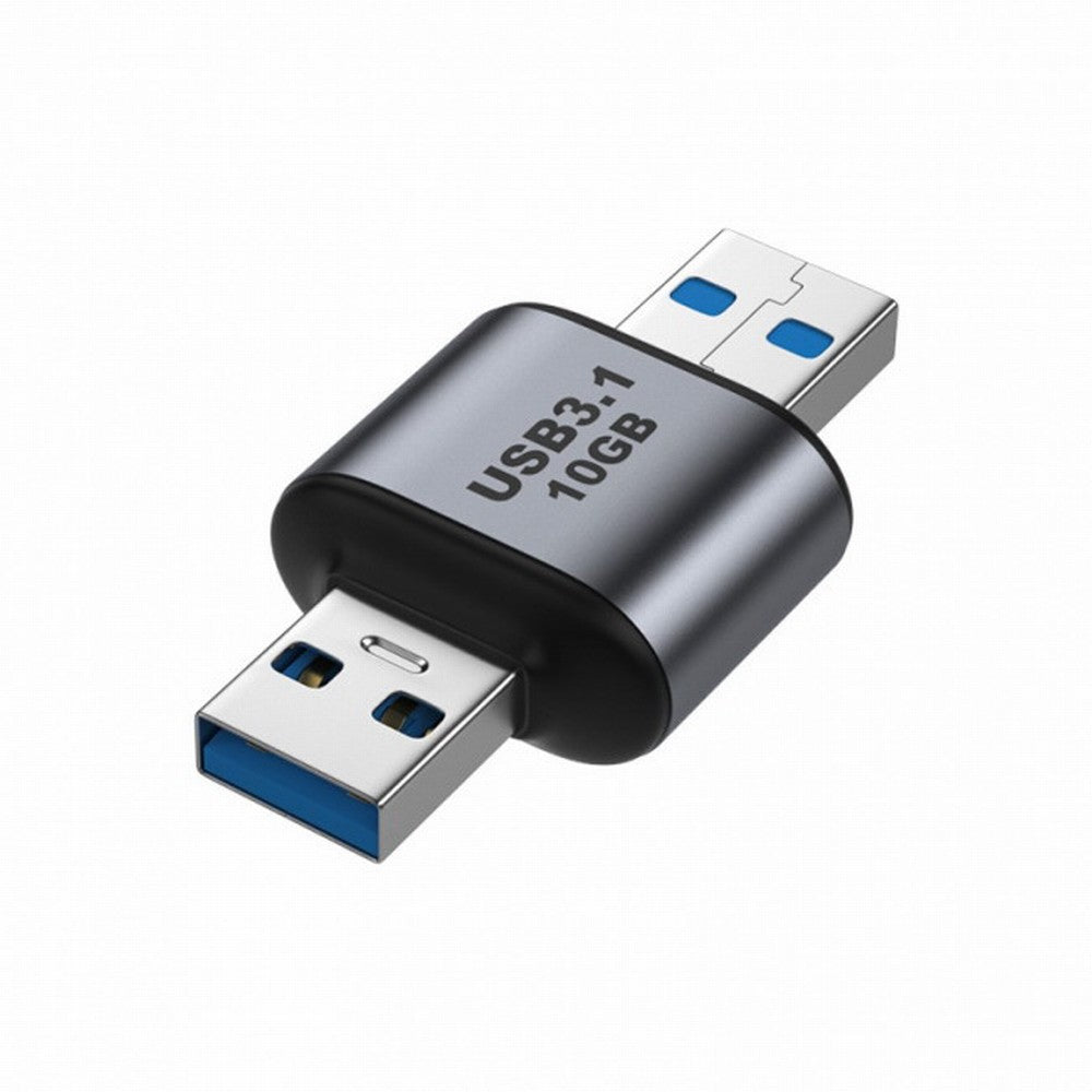 Chenyang USB 3.0/3.1 Type A Male to USB 3.0/3.1 A Male Data Adapter 10Gbps Extension for Laptop Desktop UC-082-AMAM