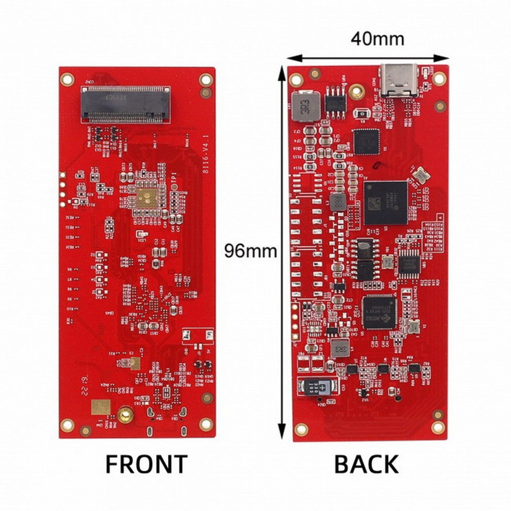 Chenyang Type-C USB4 40Gbps to PCI-E SSD Nvme NGFF M-key Convert Card Cable USB-C 10Gbps JHL7440 JMS583 UC-116-OD