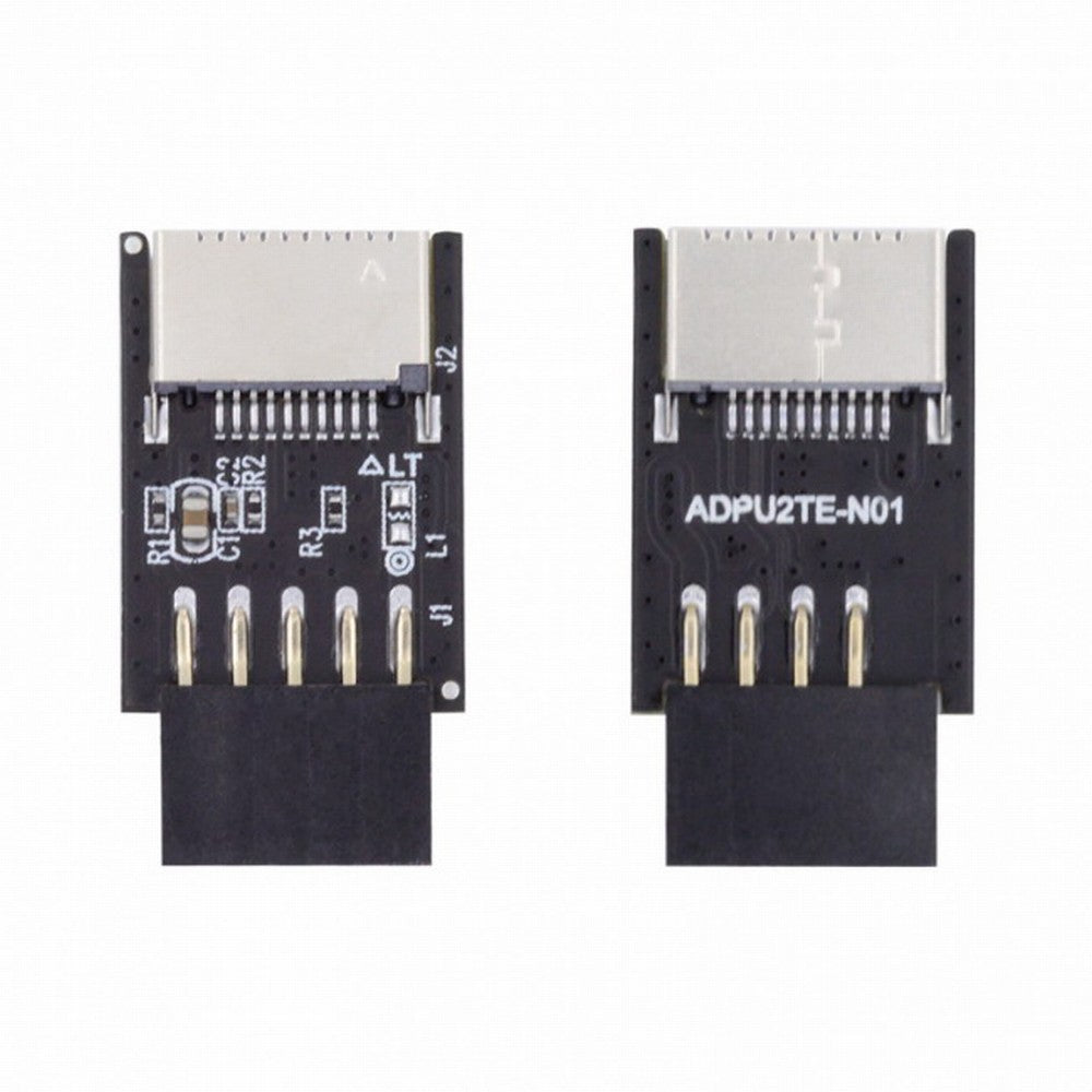 Chenyang USB 3.1 Front Panel Socket Key-A Type-E to USB 2.0 9Pin 10Pin Mainboard Header Male Extension Adapter UC-095