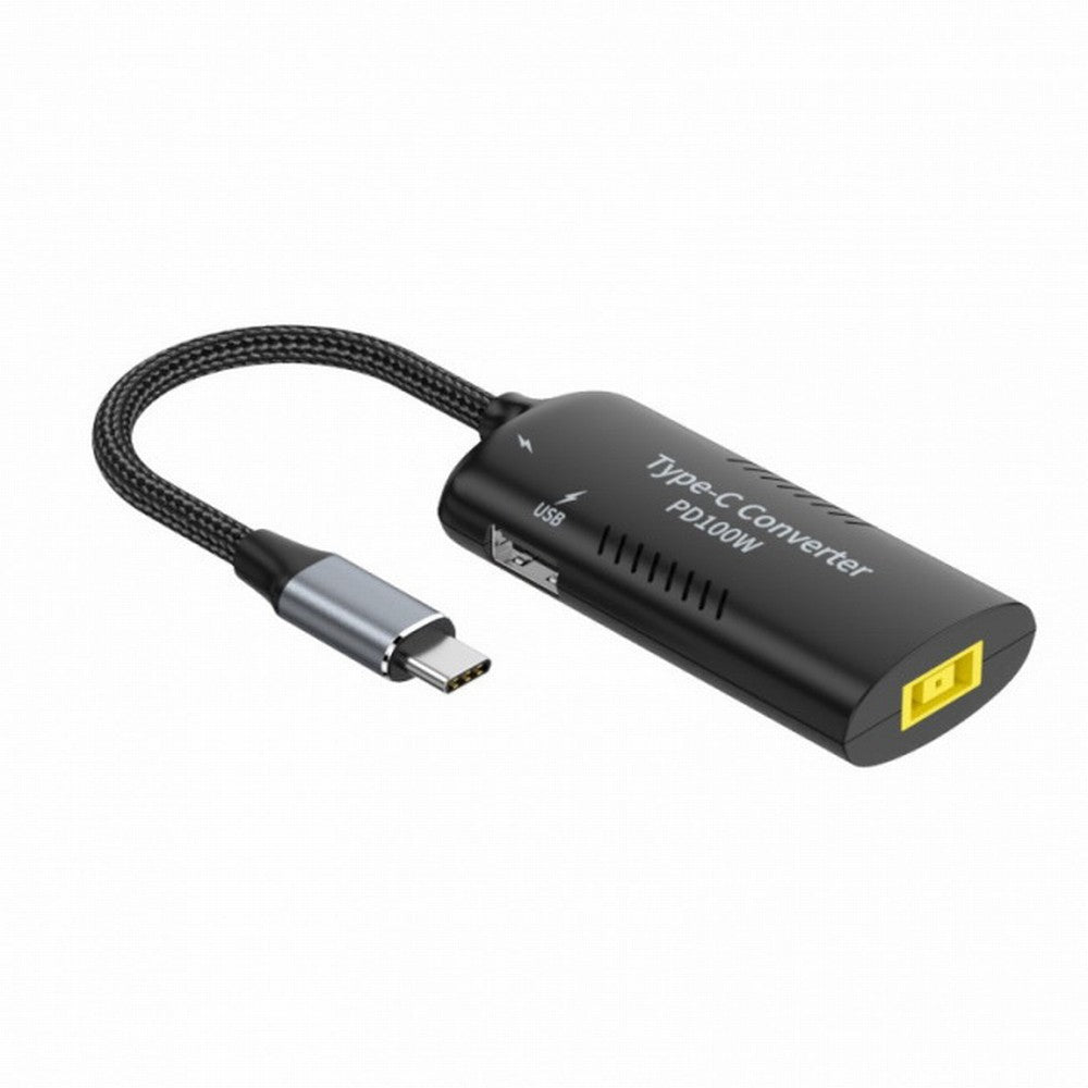 Chenyang Rectangle Power Thinpad X1 Input to 100W Dual Type C USB-C and Type-A Output PD Emulator Trigger Charge Cable UC-121-1145MM