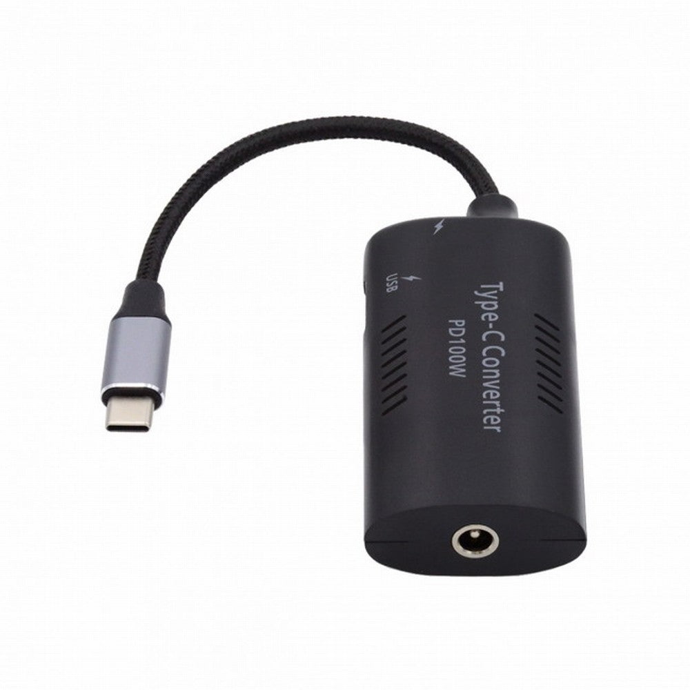 Chenyang DC Power 5.5x2.5mm 5.5x2.1mm Input to 100W Dual Type C USB-C and Type-A Output PD Emulator Trigger Charge Cable UC-121-5521MM