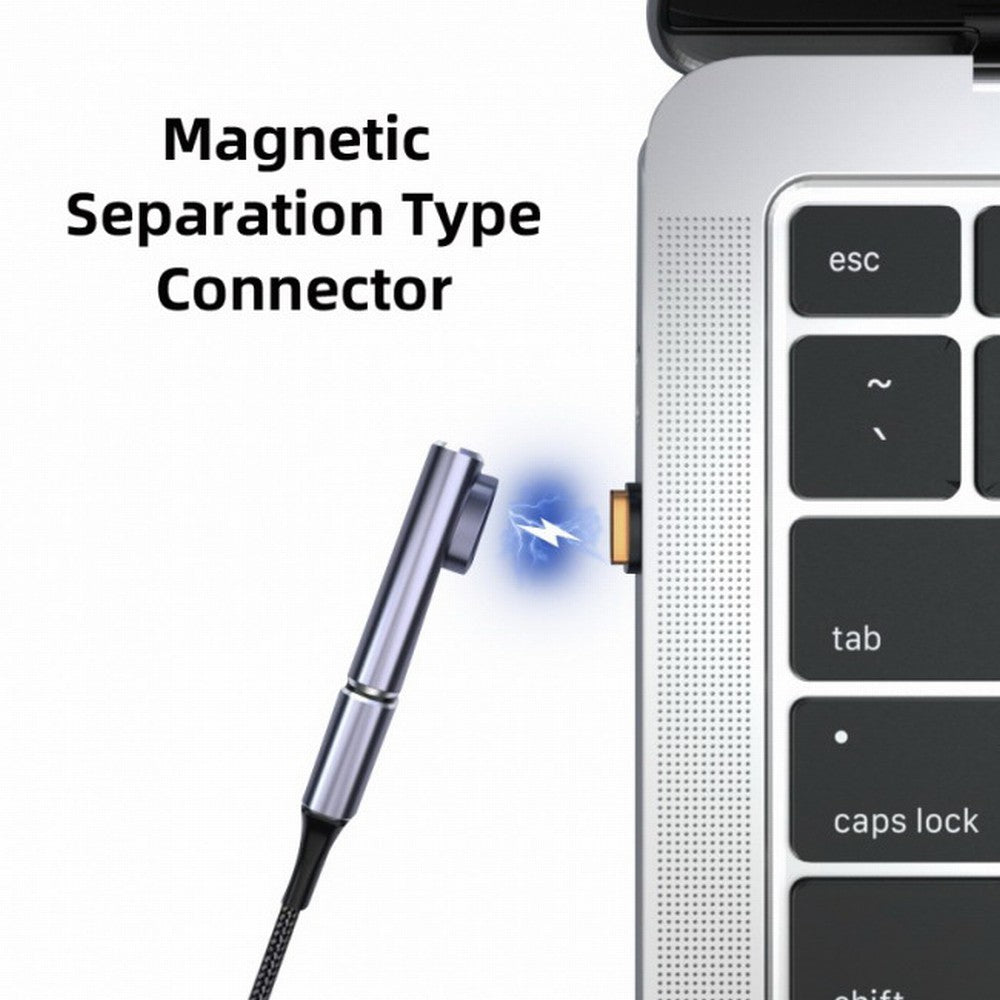 Chenyang Magnetic Connector USB4 140W 40Gbps USB4 Type C Male to Female Low Profile Right Angled Power Data 8K Video Adapter for Laptop Phone UC-062-LP