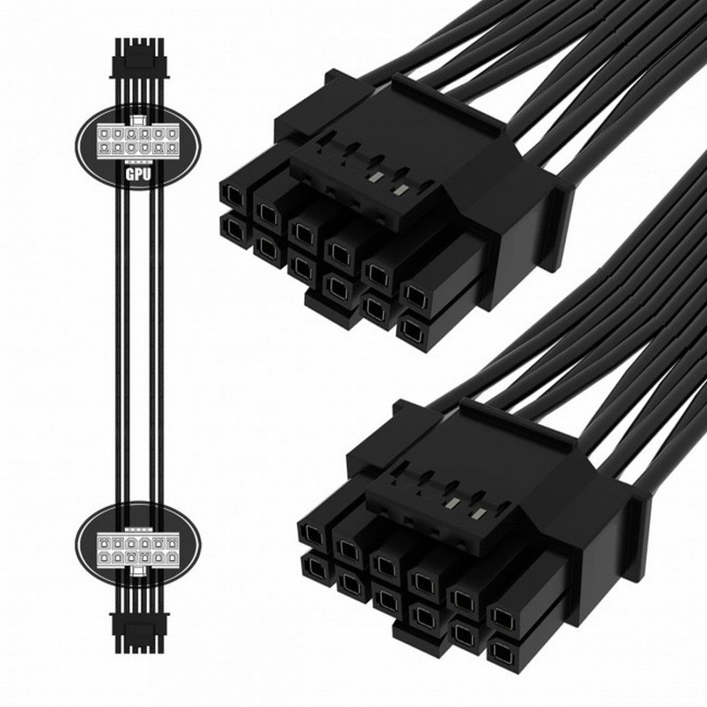 Chenyang 12VHPWR ATX3.0 PCI-E 5.0 Power Modular Cable 16Pin to 16Pin for 3080 3090TI PSU 12+4Pin Graphics Card PW-013