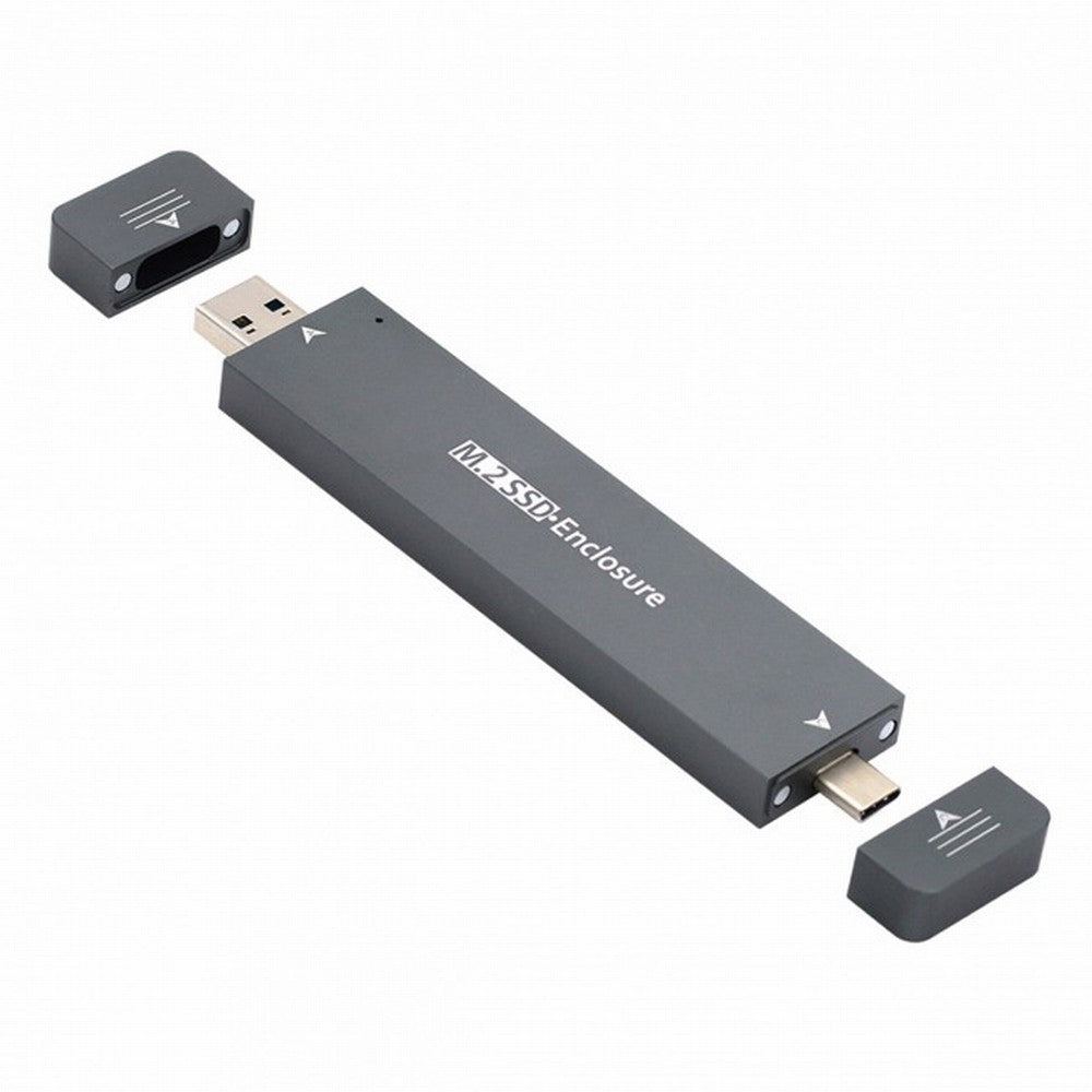 Chenyang Combo Type-C USB3.0 to NVME M-key M.2 NGFF SATA SSD PCBA Case 2280/2242/2230mm Adapter RTL9210B Chipset UC-057-2280MM