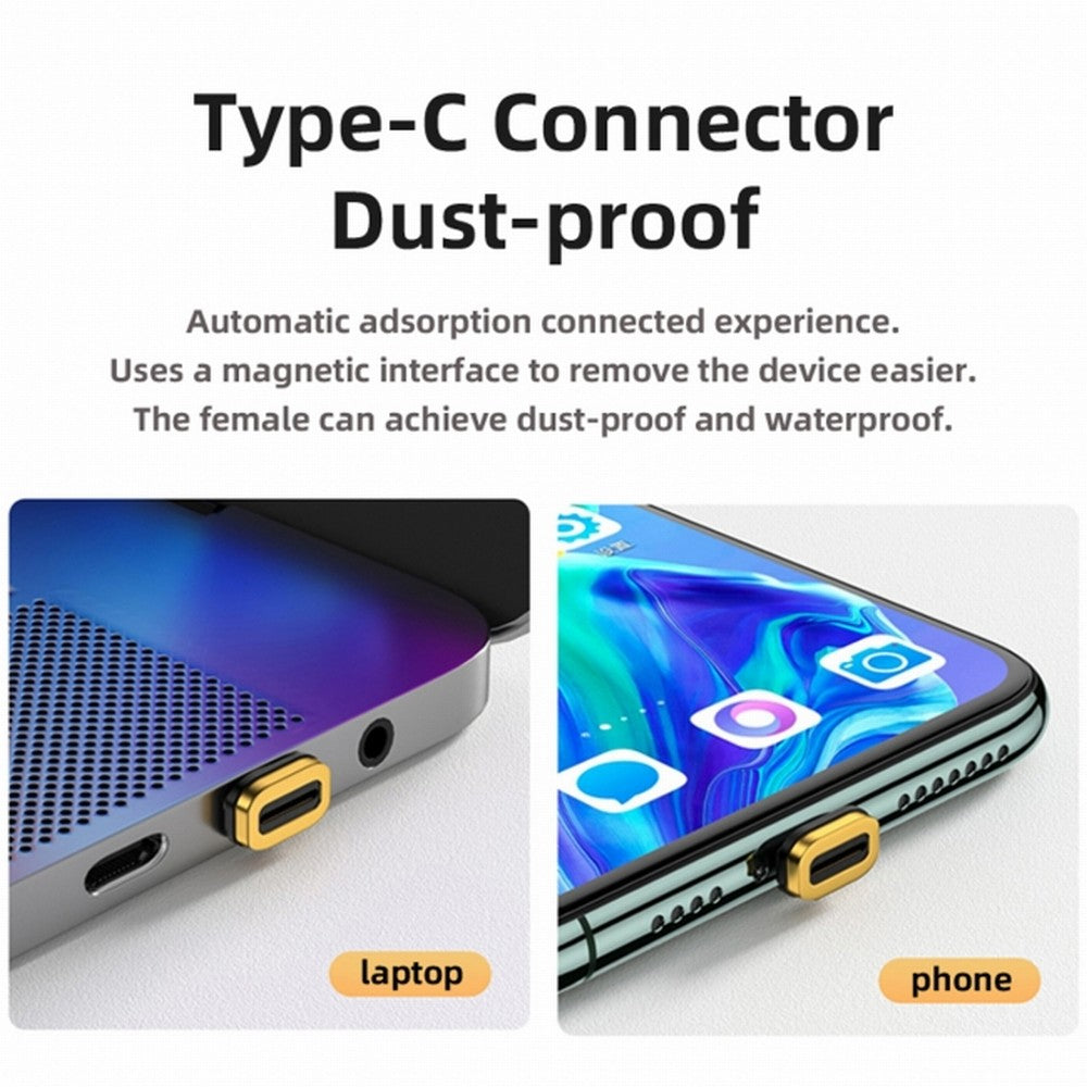 Chenyang Magnetic Connector USB4 Cable 20Gbps Male to Male with 100W Charging and 8K@60Hz 5K@60Hz USB4.0 UC-034-BK-2.0M