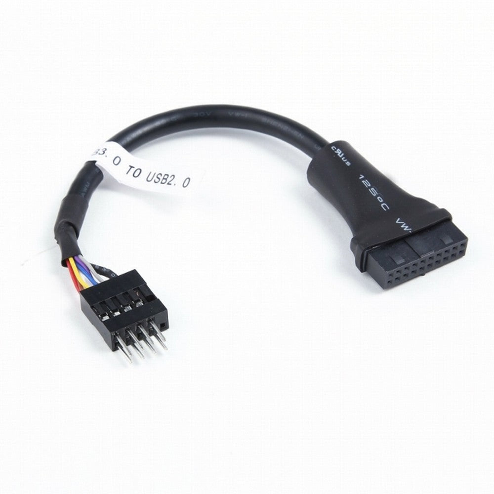 Chenyang USB 3.0 20pin Motherboard Housing Male to USB 2.0 9Pin Header Device Female Cable U3-107